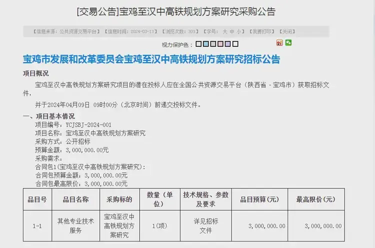 未來10年，漢中有望開建的3條鐵路項(xiàng)目！